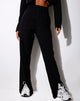 Image of Gesta Trouser in Pinstripe Black