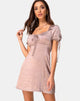 Image of Guenette Dress in Satin Taupe