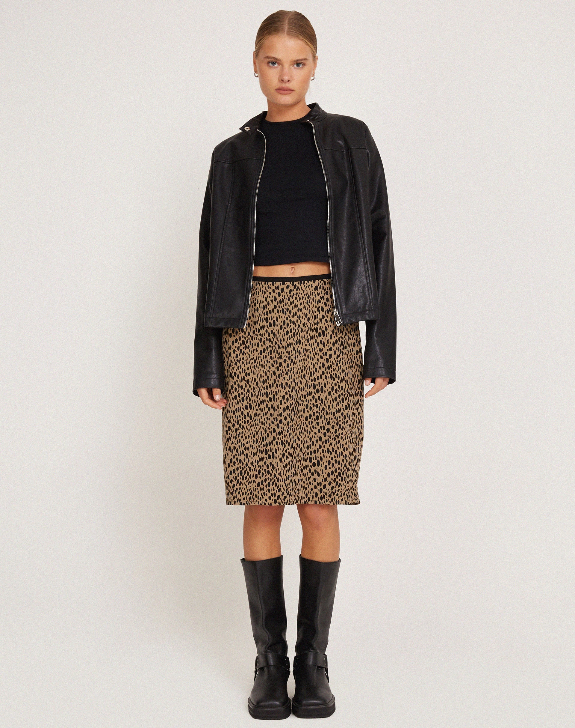 Image of Har Midi Skirt in Mini Cheetah