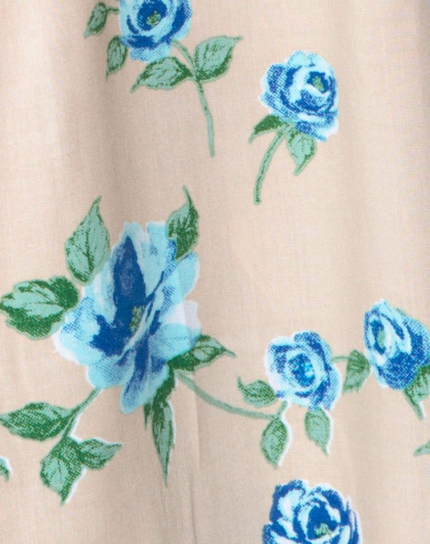 Image of Hawaiian Shirt in Rose Blossom Blue
