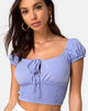 Image of Heina Top in Cornflower Blue