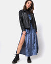 Image of Hime Maxi Dress in Velvet Blue