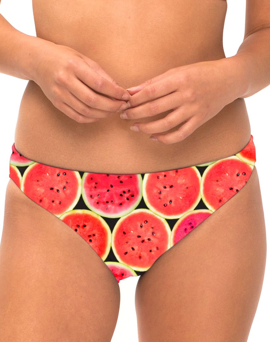 Image of Honey Bikini Bottom in Watermelon