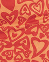  Retro Heart Orange