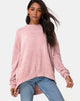 Image of Jama Jumper in Knit Pink