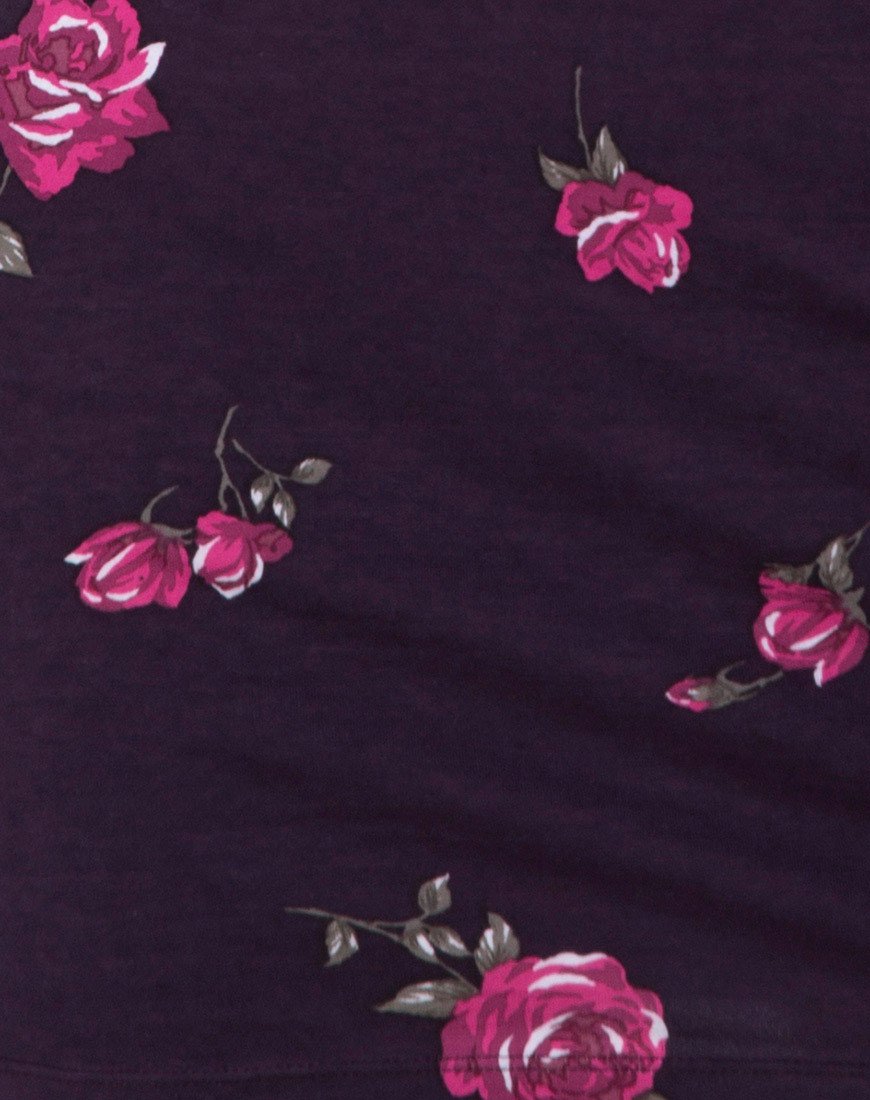 Image of Janelis Bodycon Dress in Evening Rose