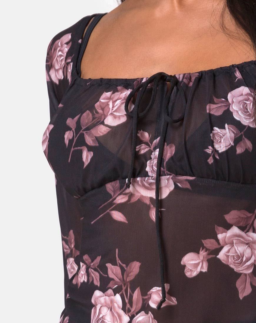 Image of Janina Top in Dusky Rose