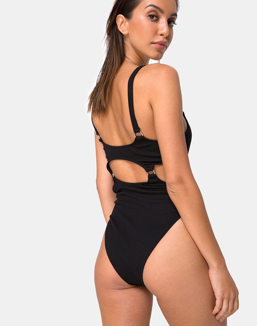 Image of Jayda Swimsuit in Black