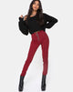 Image of Jolim Trouser in Mini Stripe Red and Black