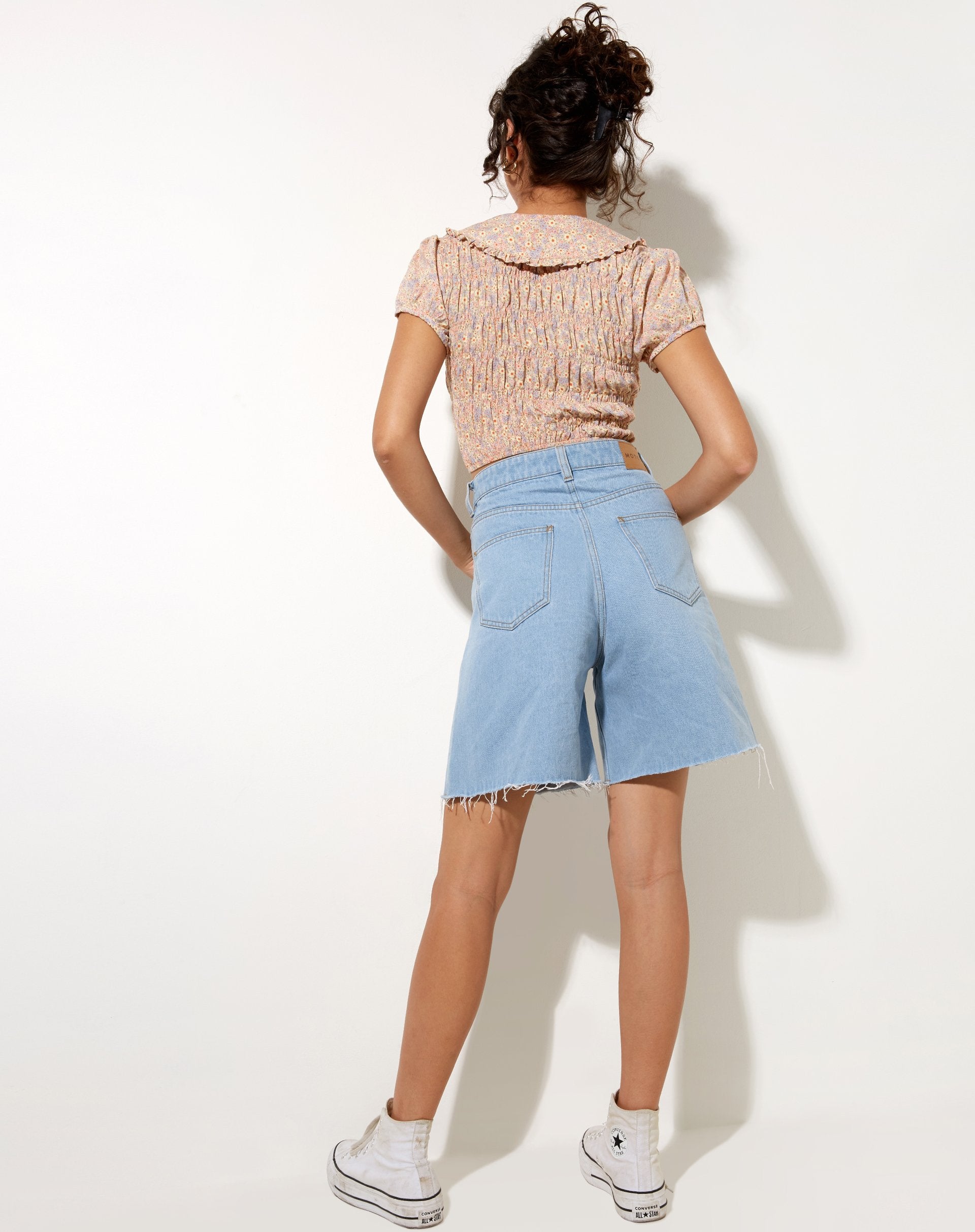 Image of Kamiko Top in 70s Prairie Girl Floral