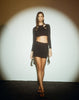Image of Ima Mini Skirt in Twill Black