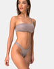Image of Keila Bikini Top in Coco