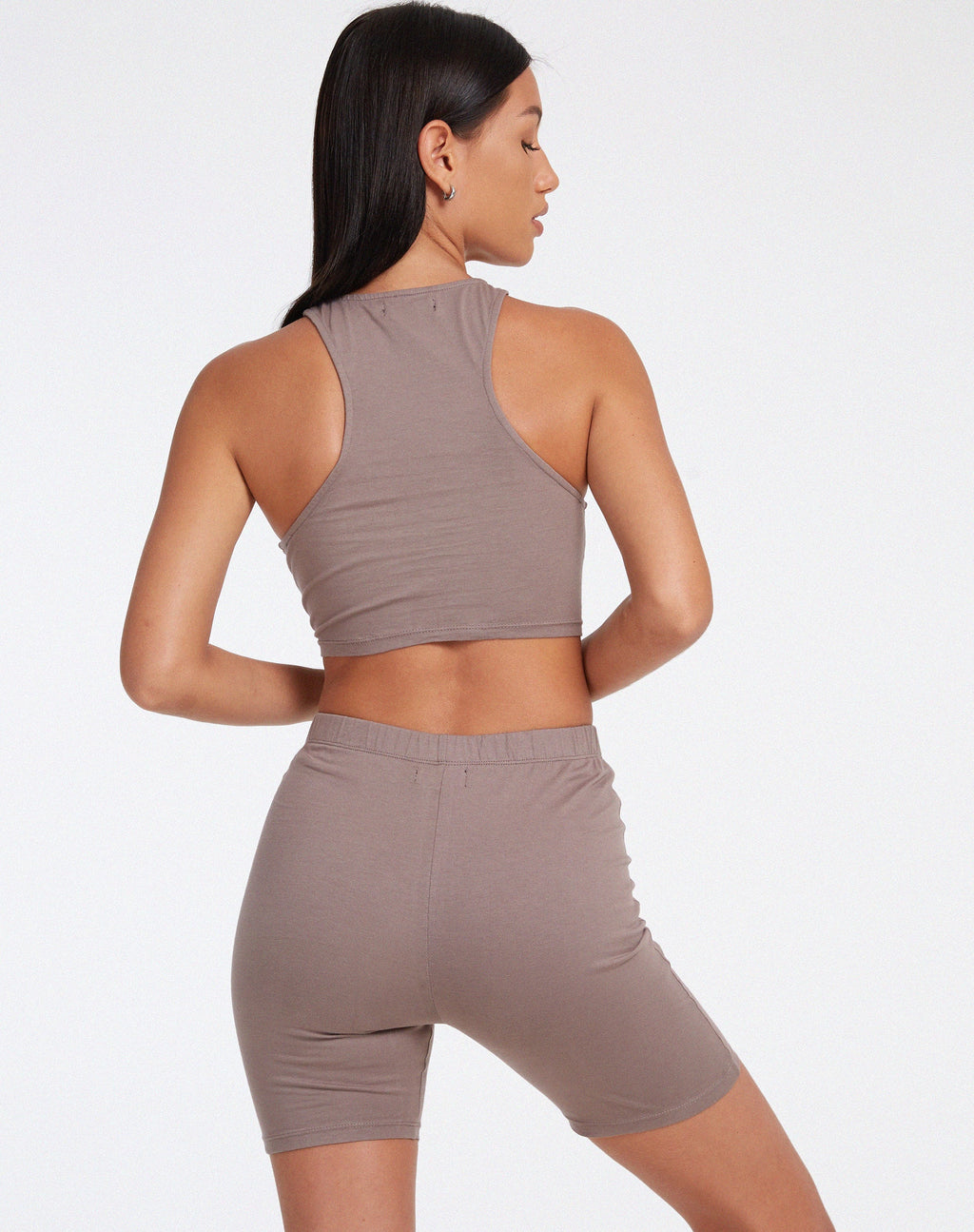 Kimaya Crop Top in Lycra Antler