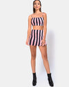 Image of Kimmy Bodycon Skirt in Campbell Stripe