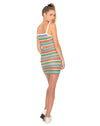 Image of Kimmy Bodycon Skirt in Rainbow Knit