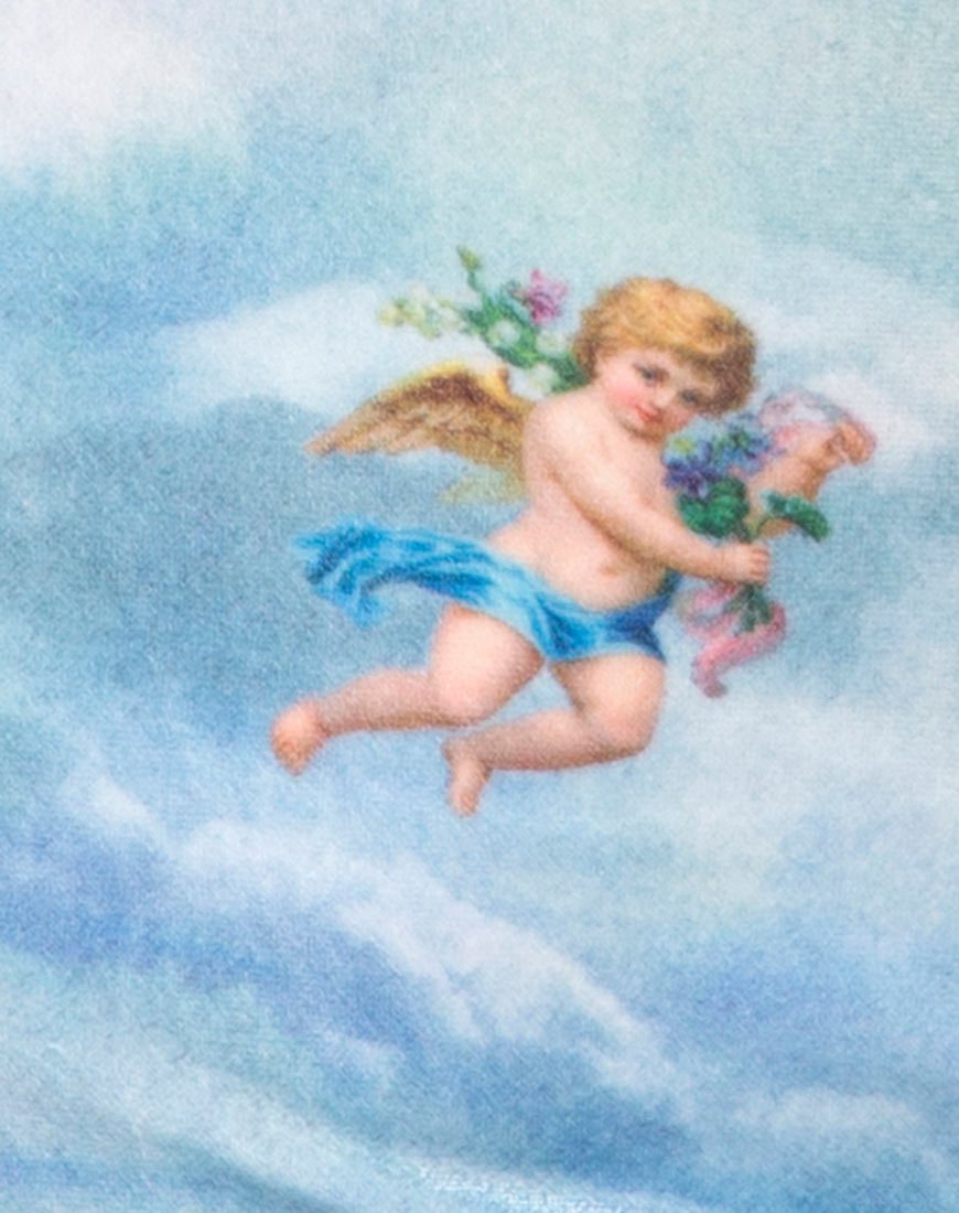 Image of Kimmy Bodycon Skirt in Angel Velvet Blue