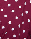 Image of Lauv Shirt in Medium Polka Wine