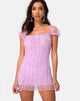 Image of Lenira Mini Dress in Lilac