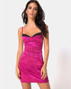 Image of Lesty Bodycon Dress in Magenta