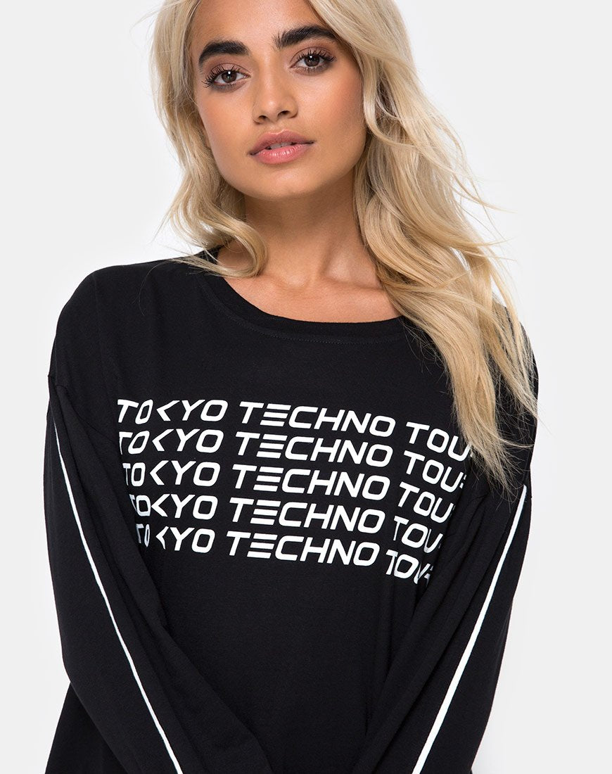 Image of Loutries Sweatshirt in Tokyo Techno