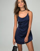 Image of Lucille Slip Dress in Navy