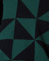 Large Geo Black and Green
