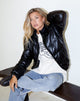 Image of Puffa Puffer Jacket in PU Black