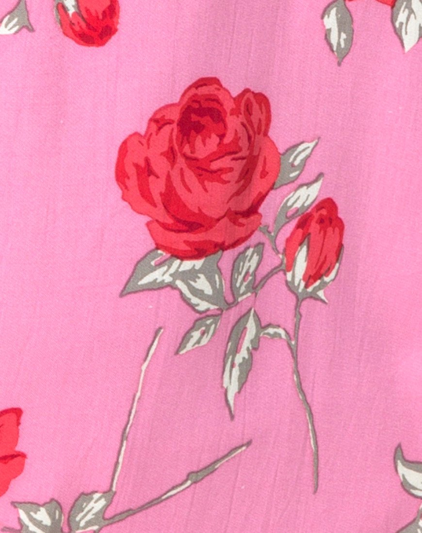 Image of Lura Slip Dress in Candy Rose