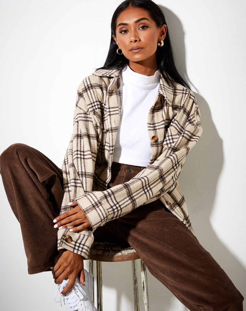 Marcella Shirt in Check Light T
