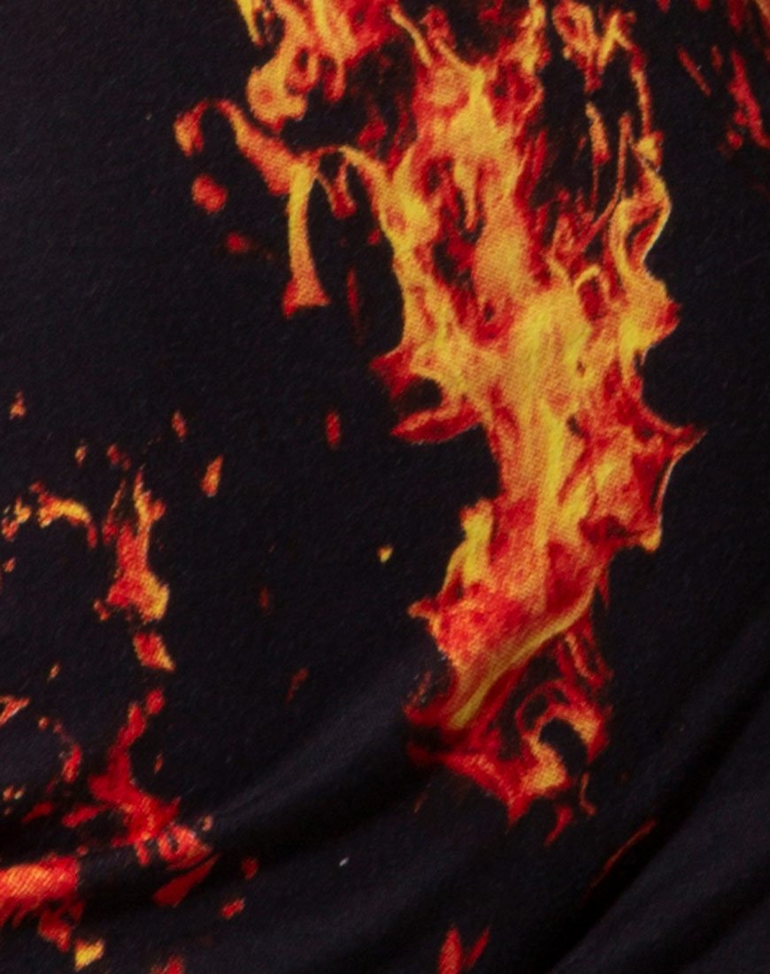 Image of Marlin Bodycon Dress in Fire