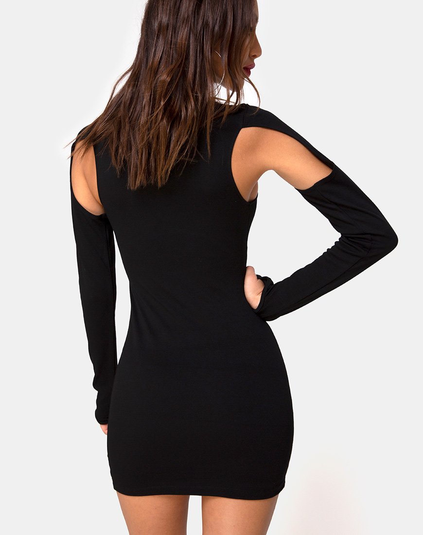 Image of Matcha Mini Dress in Black