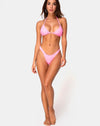 Image of Meeka Bikini Top in Neon Pink