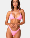 Image of Meeka Bikini Top in Neon Pink