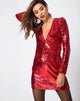 Image of Meli Fishcale in Sequin Ruby