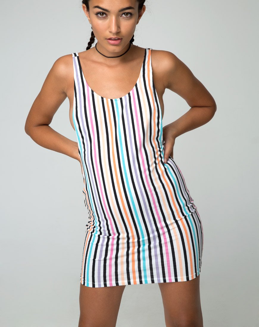 Image of Mergy Dress in Candy Stripe Summer