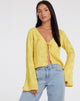 image of Merida Top in Satin Rose Sunshine Yellow
