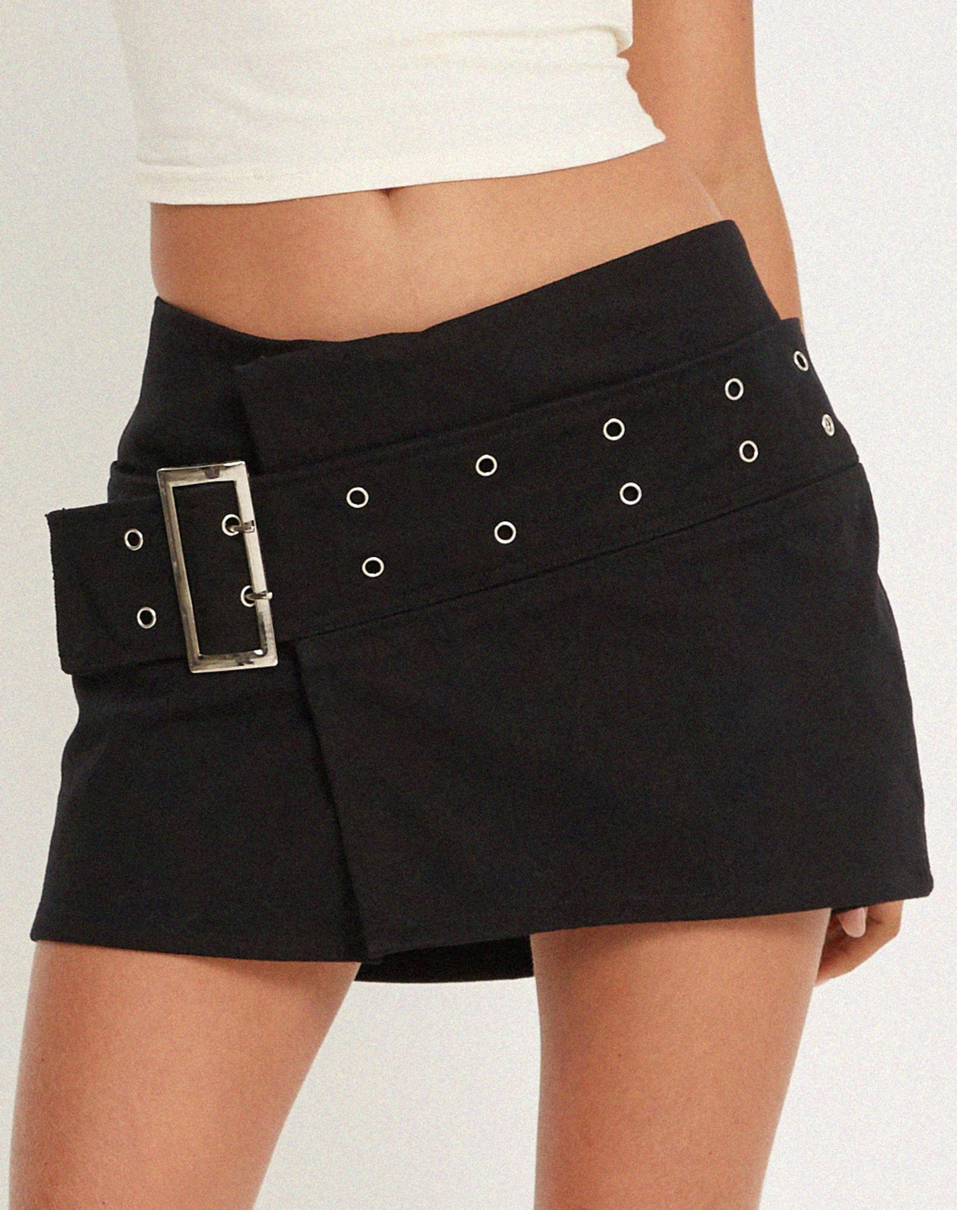 image of Moa Mini Skirt in Black