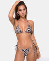 Image of Mone top Bikini in Original Cheetah