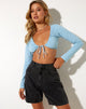 Image of Moonie Crop Top in Nantucket Blue