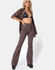 Image of Zolia Highwaisted Trousers in Chinese Moon