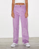 Image of Parallel Trouser in Cord Lilac