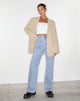 Image of Retro Pocket Flare Jeans in Super Light Wash