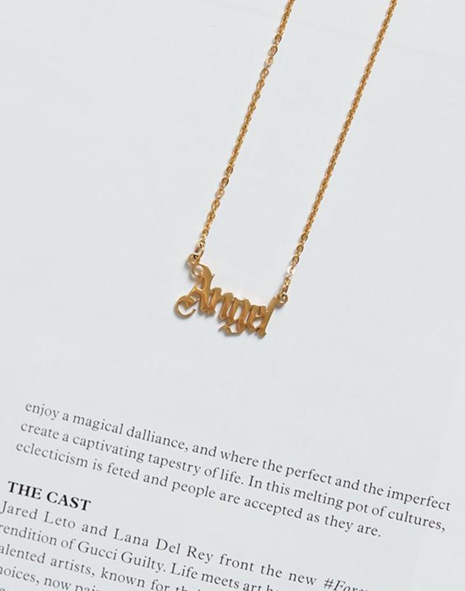 Necklace in “Angel” Gold