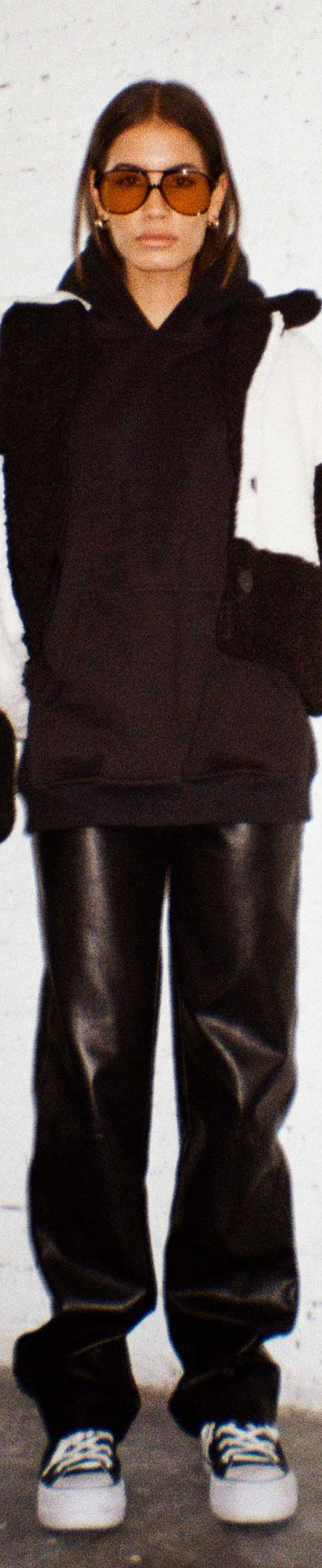 Image of MOTEL X OLIVIA NEILL Parallel Trouser in Pu Black