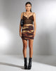 Image of MOTEL X IRIS Kimmy Mini Skirt in Bleach Drip