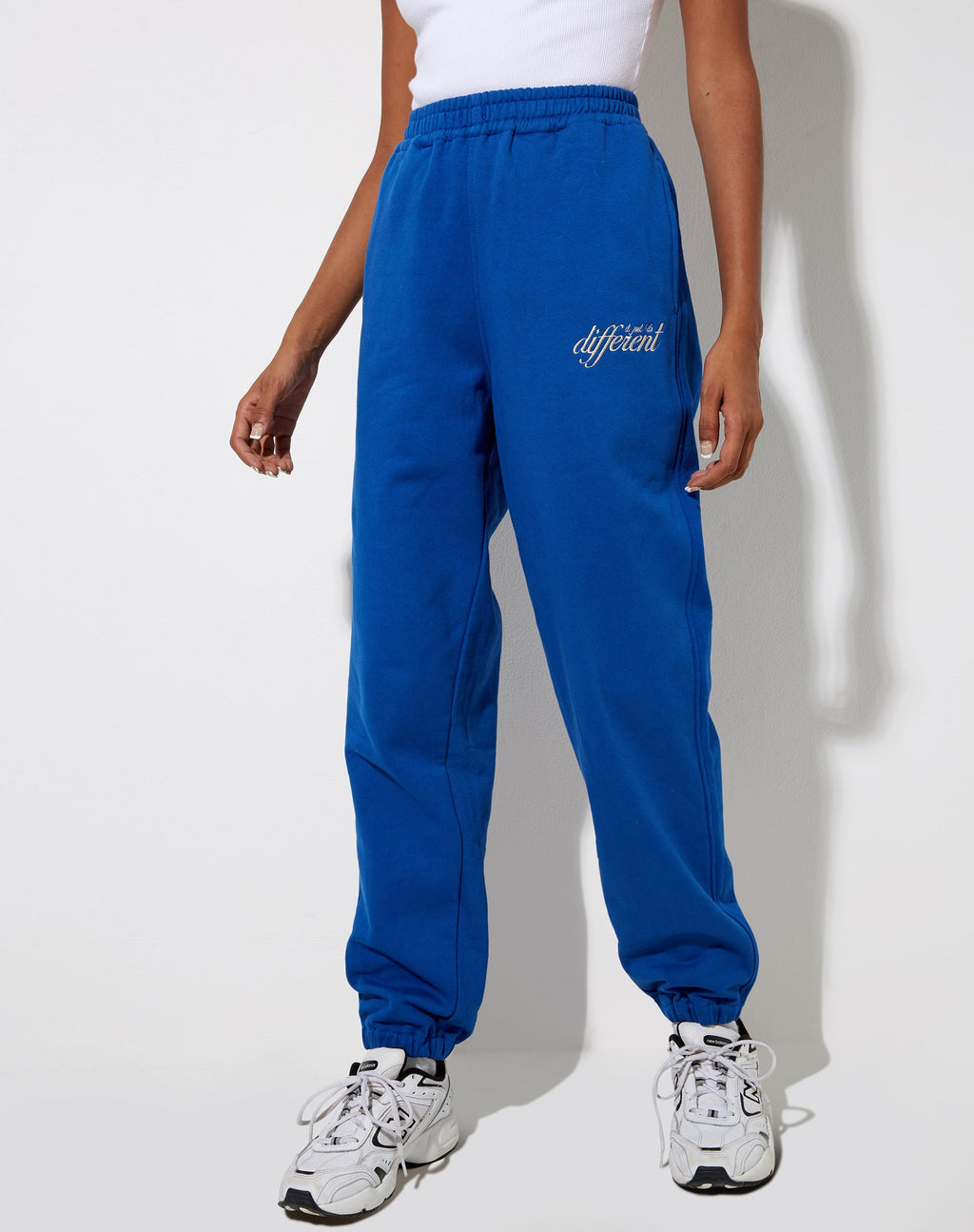 Basta Jogger in Cobalt It Just Hits Different Embro