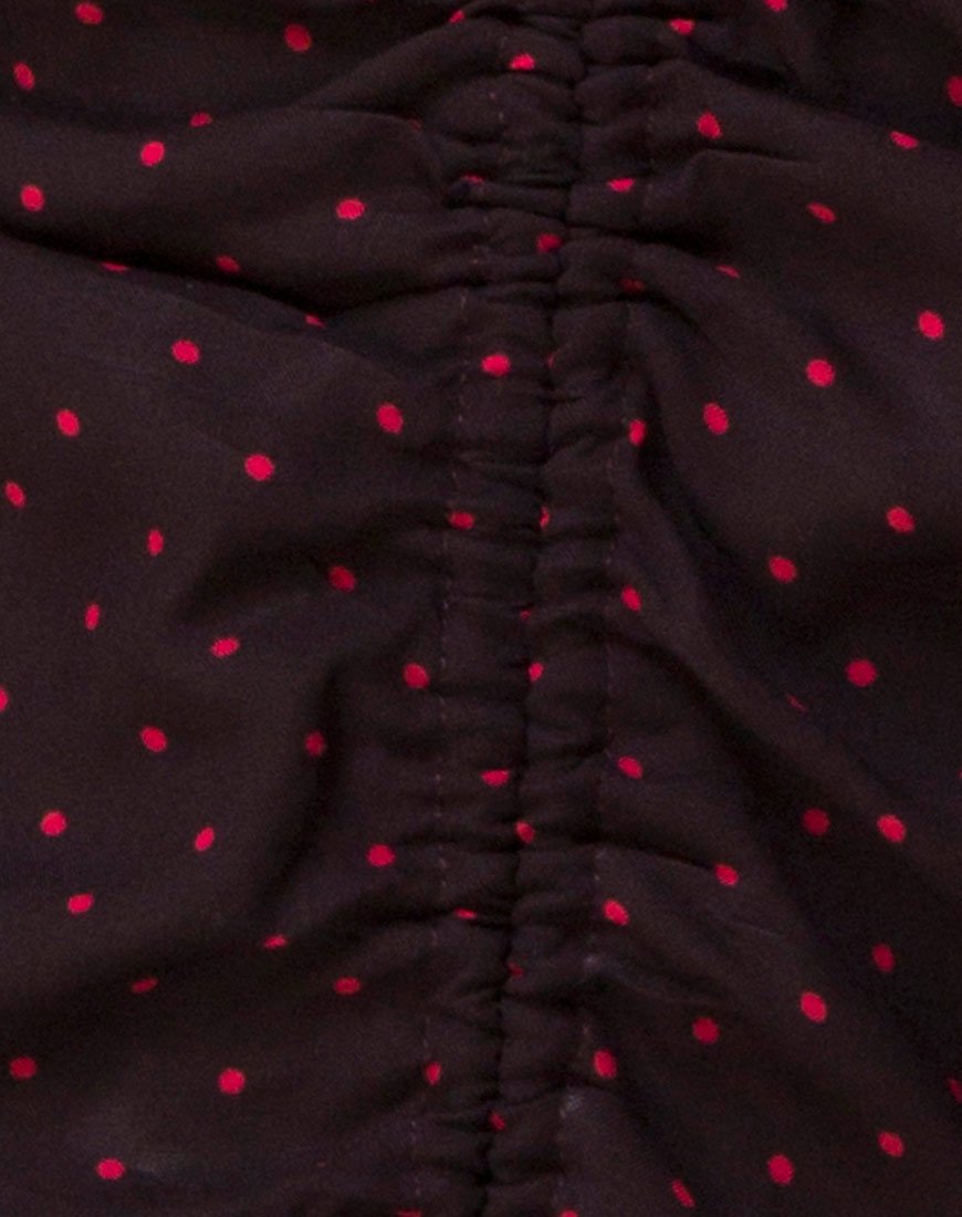 Image of Panthus Dress in Cuban Dot Red