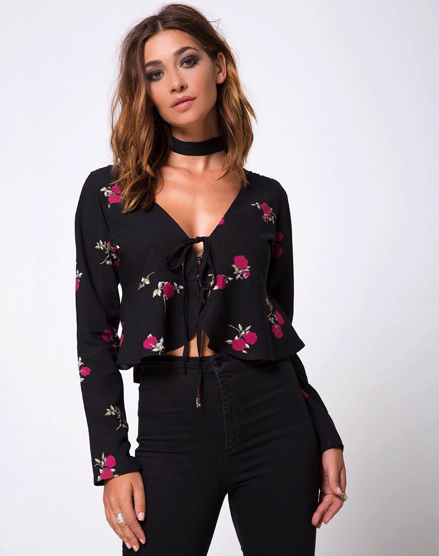 Vine Top in Grunge Rose