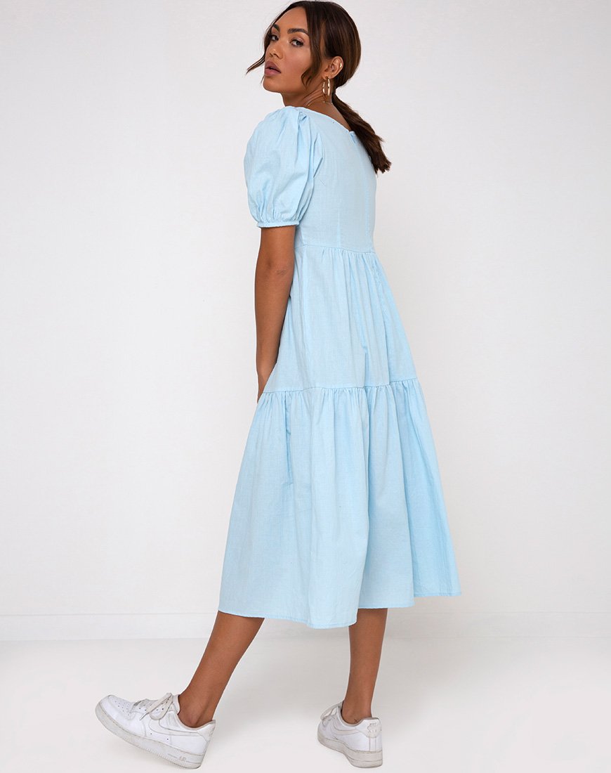 Image of Rachel Midi Dress in Sky Blue