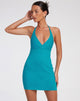 image of Radhi Mini Dress in Tailoring Azure Blue